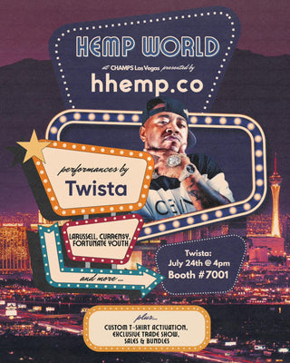 Twista Is Coming to CHAMPS Tradeshow 2025 — Live at Hemp World