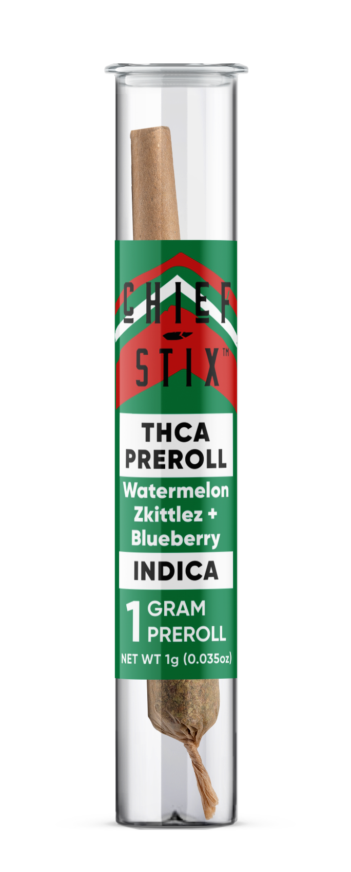 Watermelon Zkittlez + Blueberry 1g THCa Preroll (Indica)