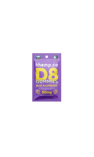 hhemp.co Delta 8 Gummies 50mg 2/pk - H H HARVEST CO