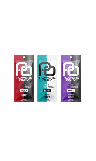 Players Only THCp 2ct 1g Preroll Pouch - H H HARVEST CO