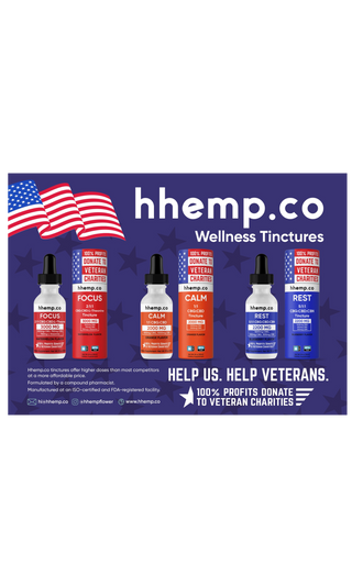 hhemp.co CBD + CBG Tinctures - Trio Set - H H HARVEST CO