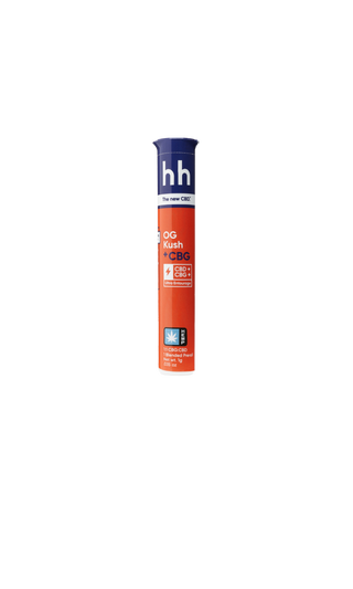 hhemp.co CBD + CBG 1g Preroll - H H HARVEST CO