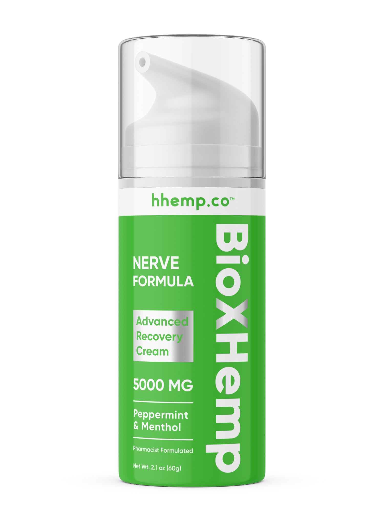 5000mg Advanced Nerve Recovery Cream - Peppermint and Menthol