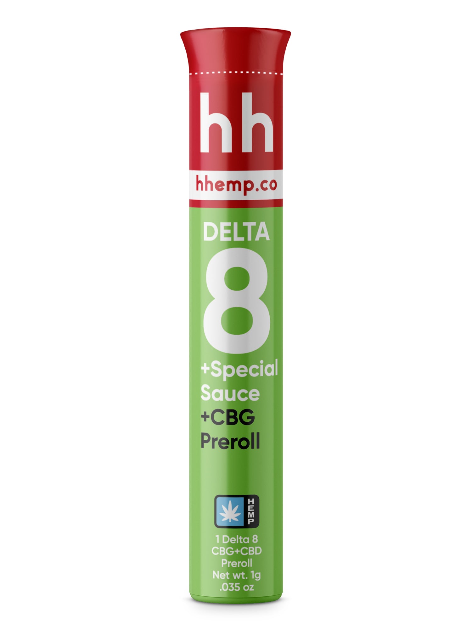 hhemp.co Delta 8 Infused Preroll - CBG + Special Sauce