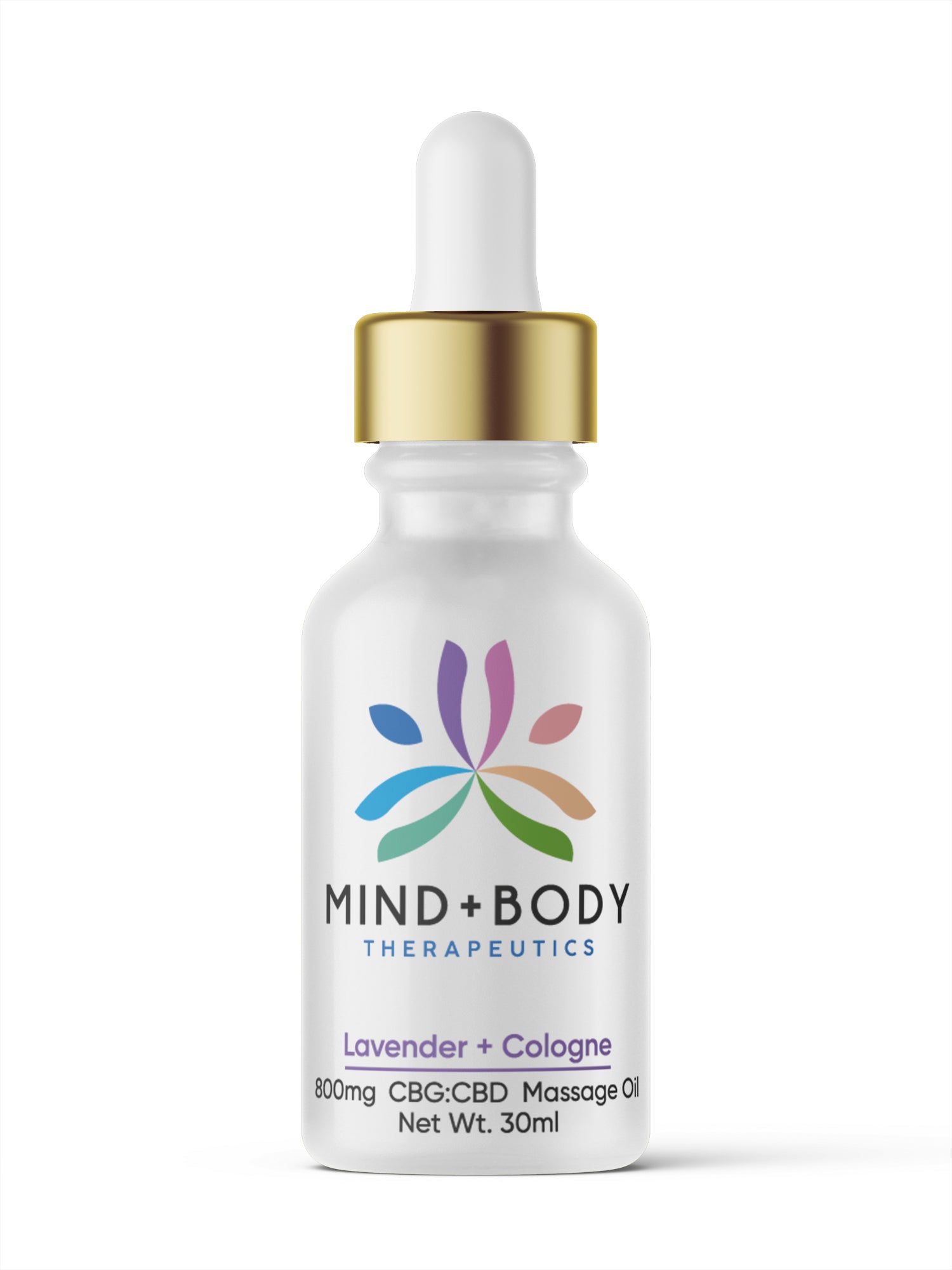 Mind+Body Massage Oil - Lavender + Cologne (30ml)