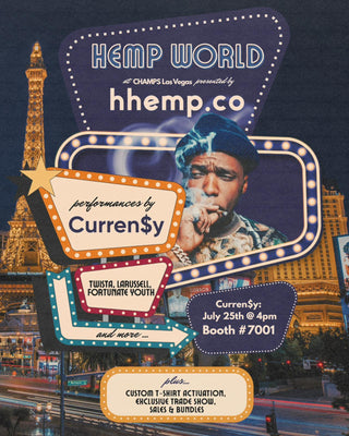 Curren$y Is Coming to CHAMPS Tradeshow 2025 - Live at Hemp World