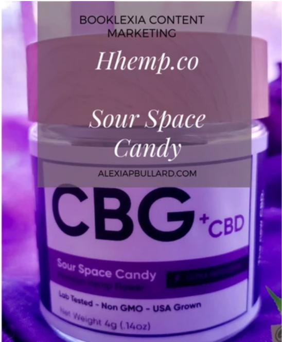 HHEMP.CO SOUR SPACE CANDY CBG + CBD REVIEW (BOOKLEXIA)