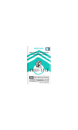 Chief Stix 20ct CBD + CBG Hemp Smokes - H H HARVEST CO