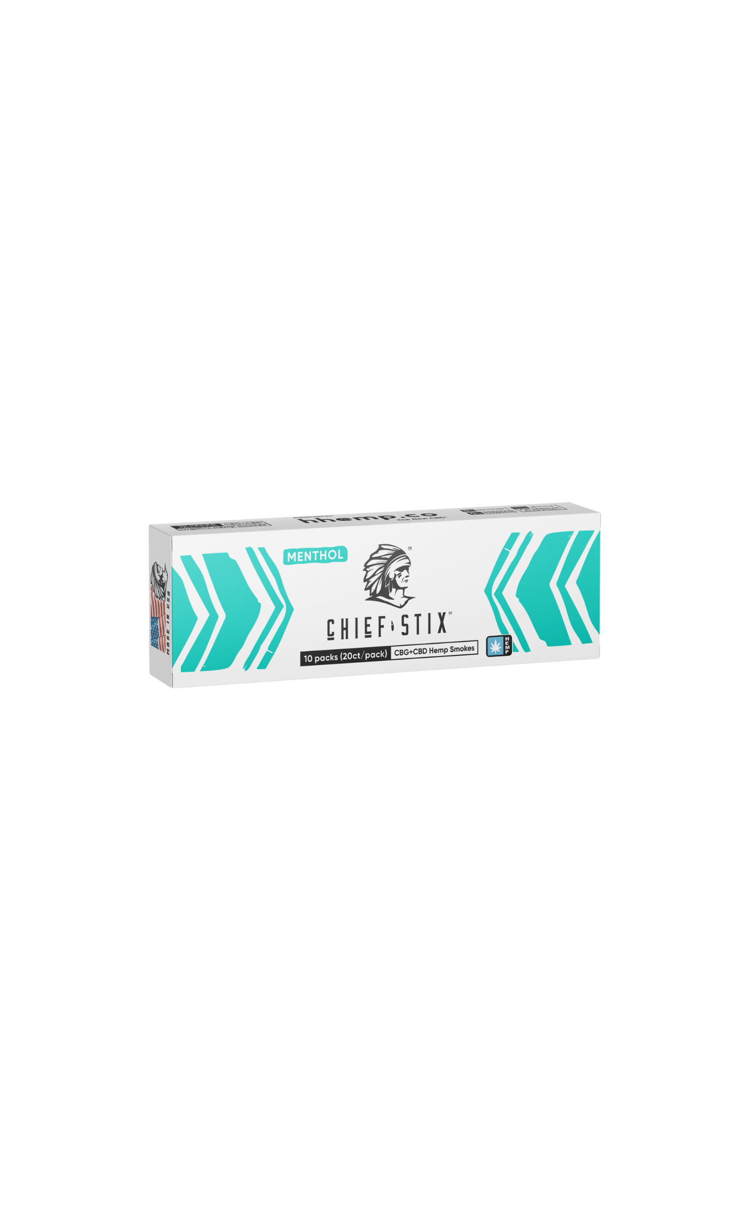 menthol cbd vape Chief Stix CBD + CBG Hemp Smokes 20ct | Tobacco-Free