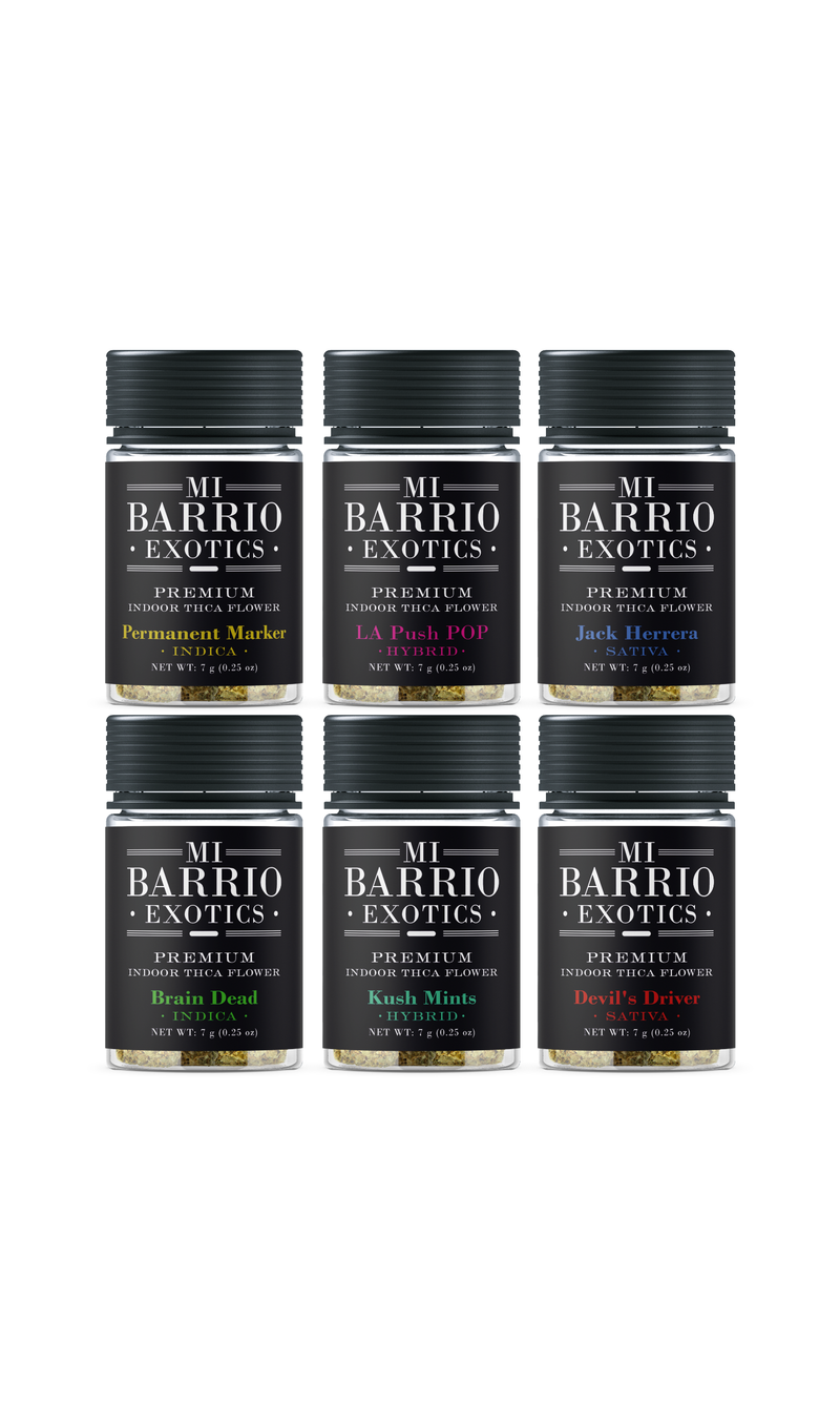 Mi Barrio Exotics - 7g Premium THCA Indoor Flower – hhemp.co