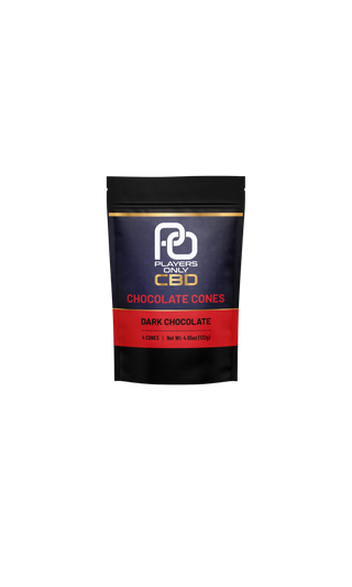 Players Only CBD 4ct Chocolate Cones - H H HARVEST CO