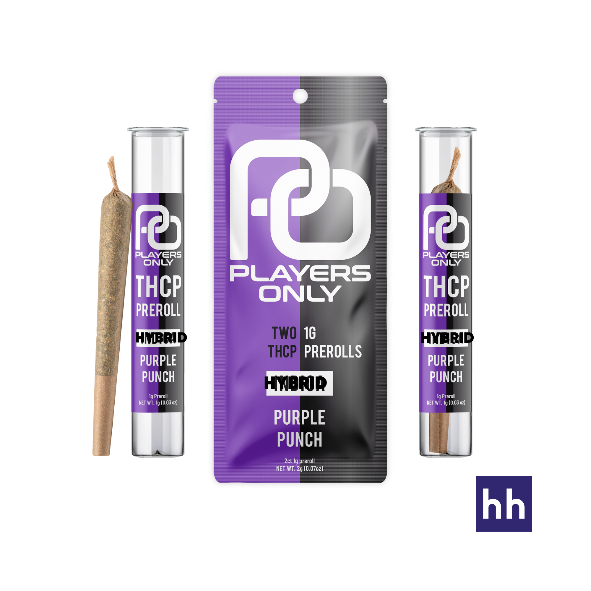 Players Only 2ct THCp 1g Preroll Pouch