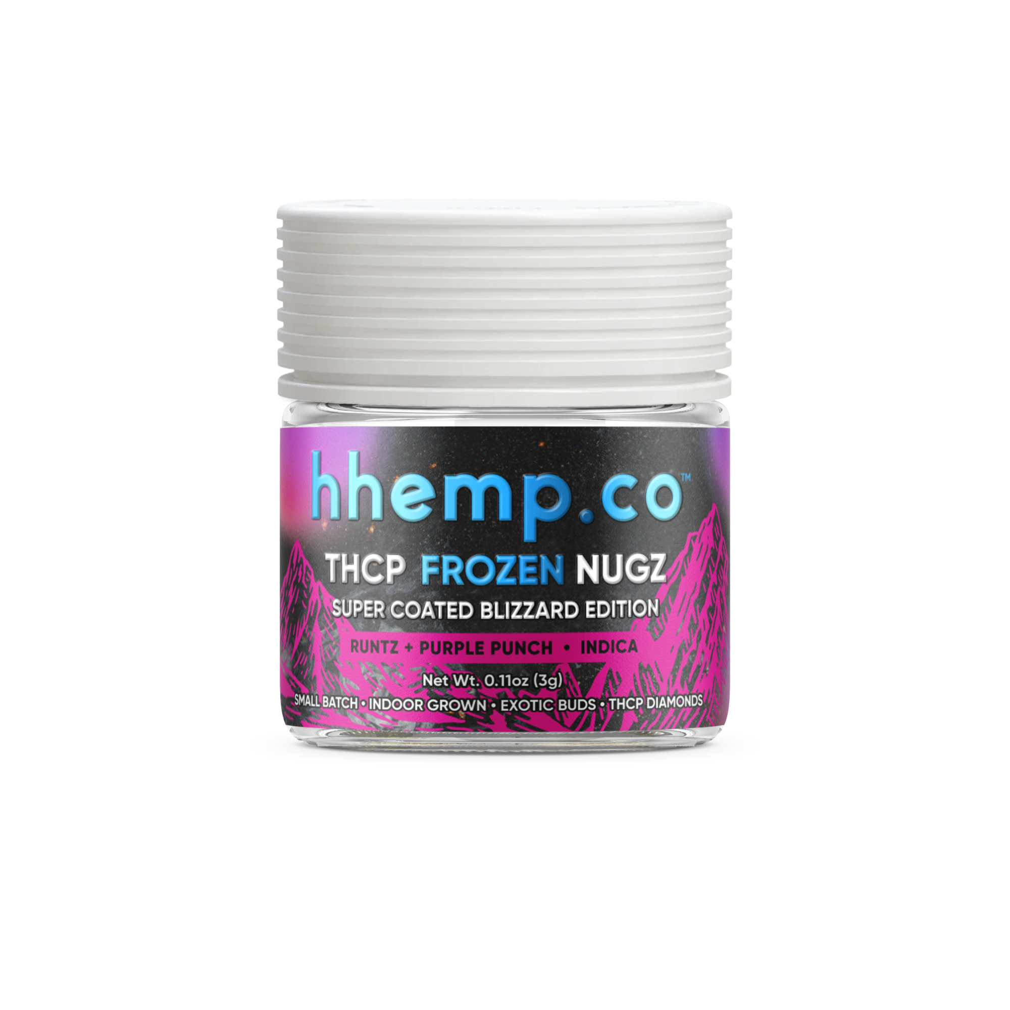 hhemp.co THCp 3g Frozen Nugz Jar