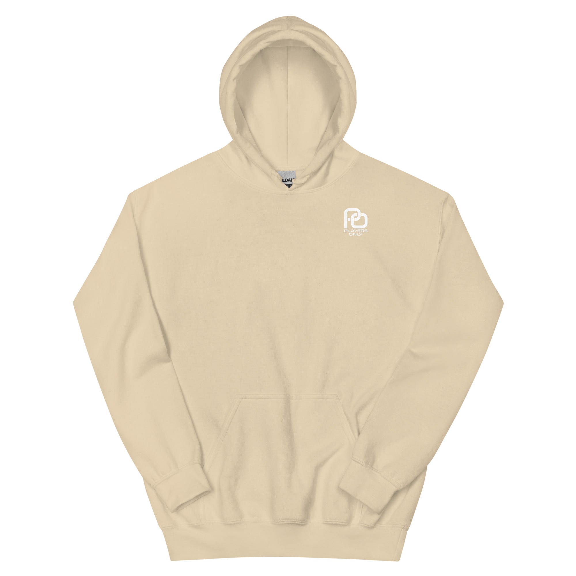 Players_Only_Hoodie_Tan_Front_logo_on_Chest