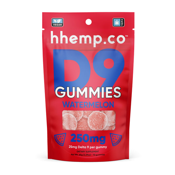 HH DELTA9 HEMP GUMMIES - WATERMELON (25mg)