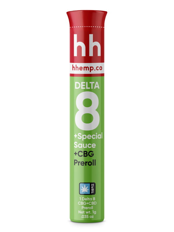 Delta8 Infused™ HH Preroll - CBG+Special Sauce