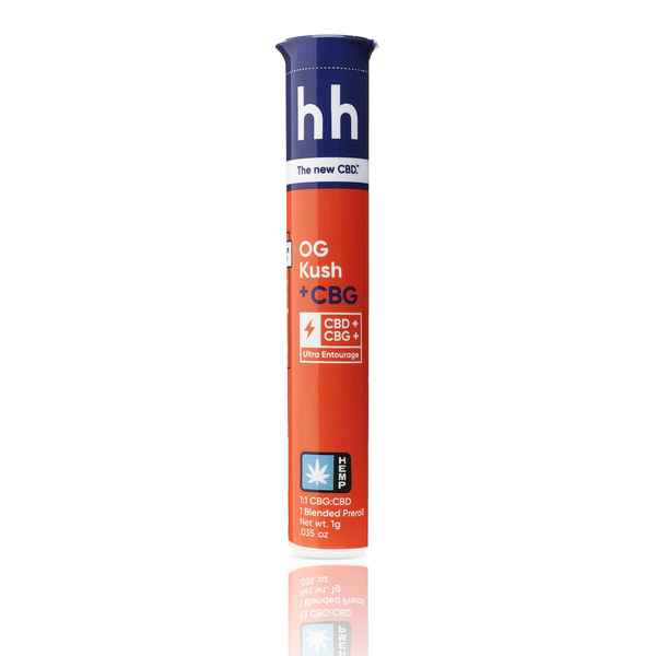 HH CBD+CBG Prerolls - Trio Set A OG,SSC,HH
